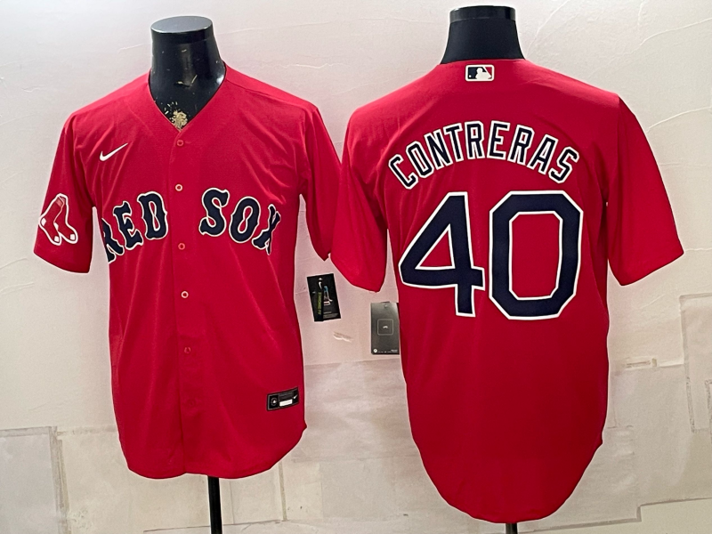 2026 Men Boston Red Sox #40 Contreras red Nike MLB Jersey 0826005
